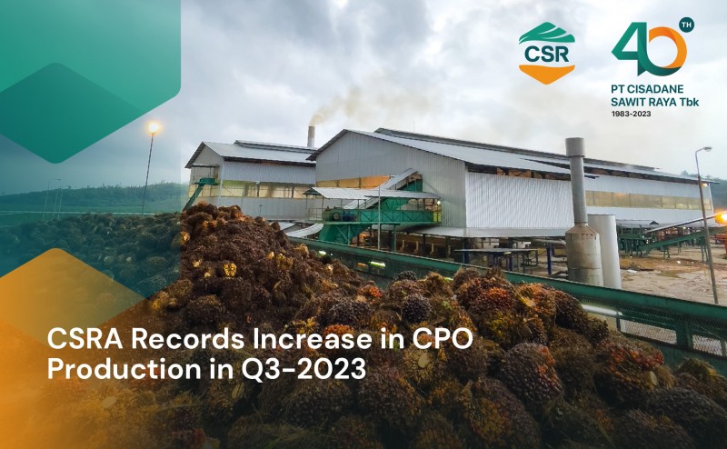 CSRA Records Increase in CPO Production in Q3-2023